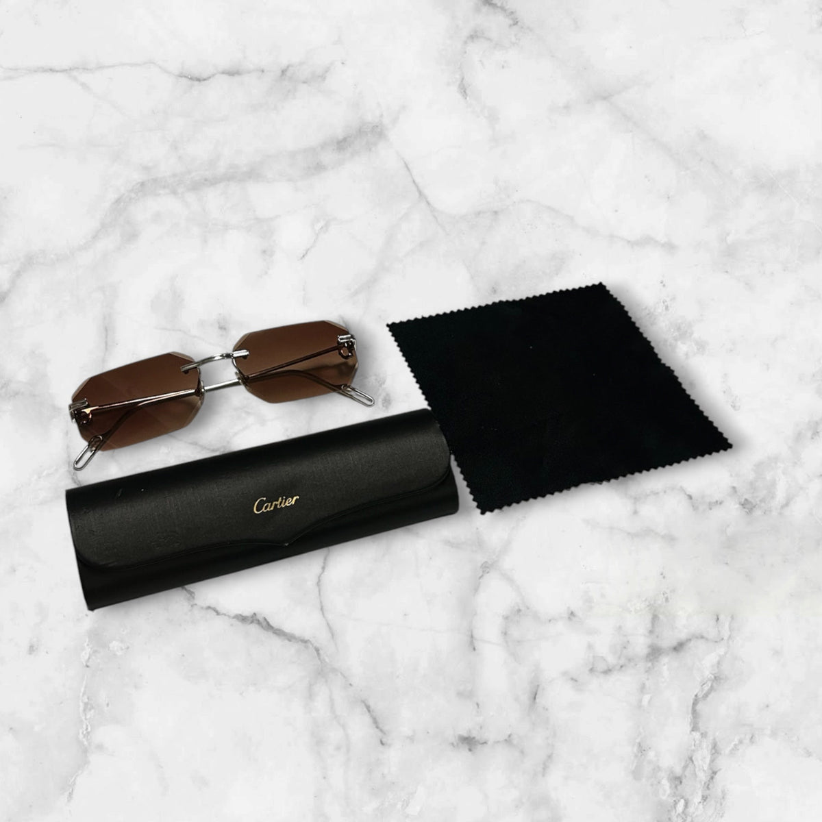 CARTIER RIMLESS SUNGLASSES CTO1620