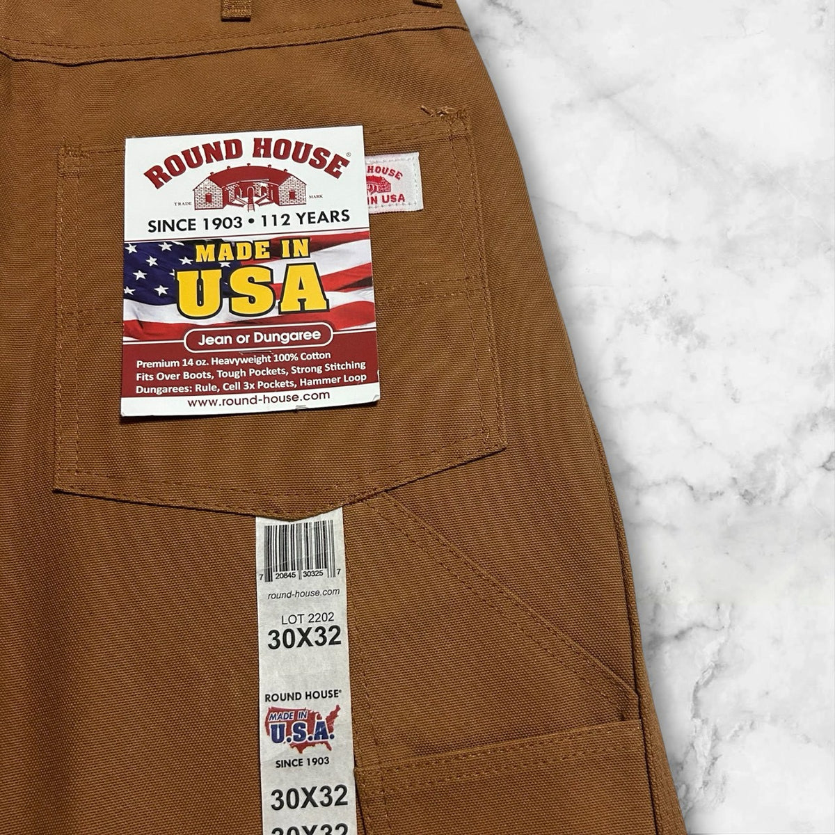 ROUND HOUSE PAINTER PANTS BROWN