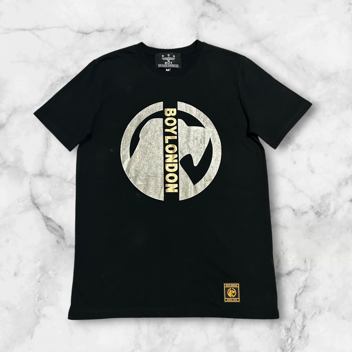 BOYLONDON LOGO T-SHIRT BLACK