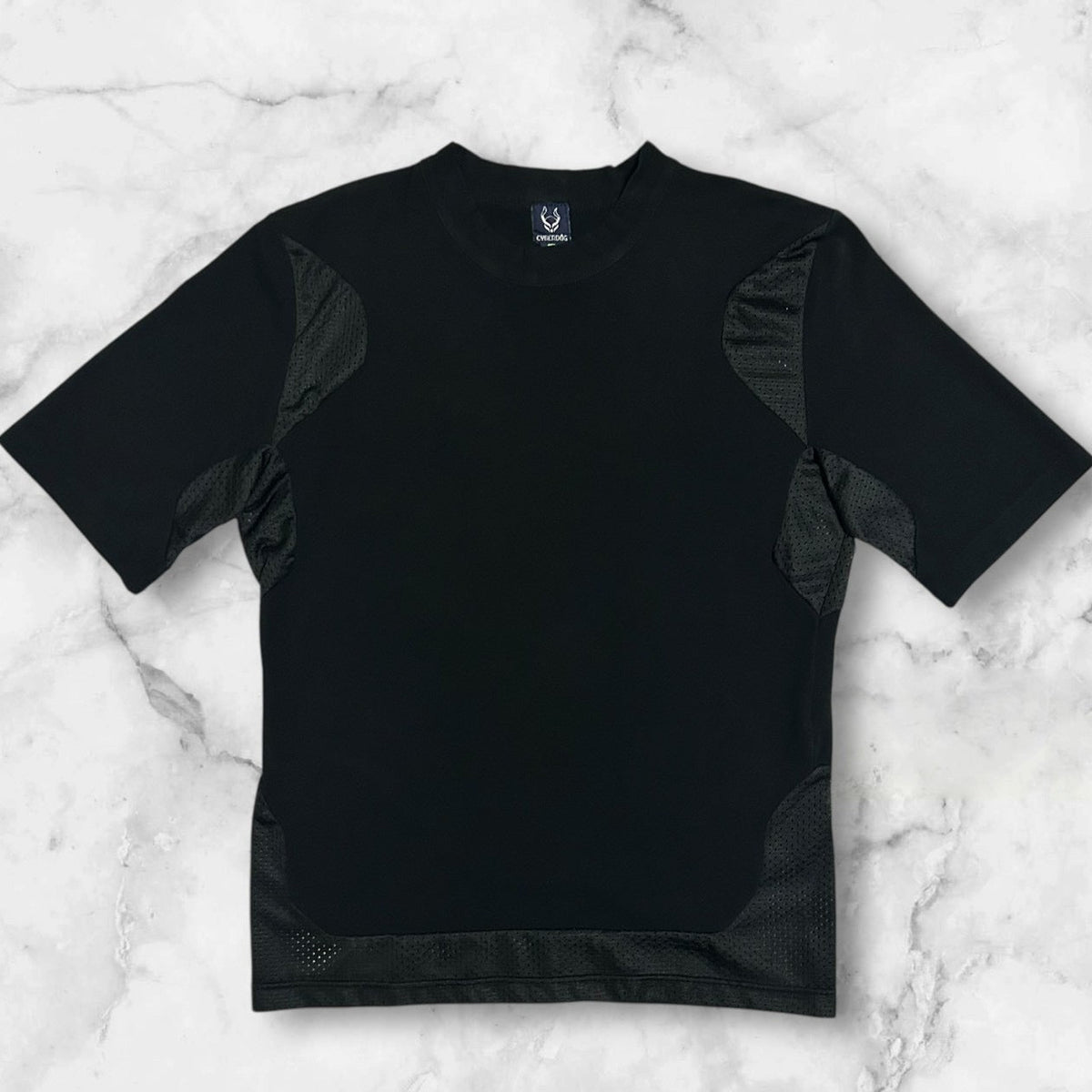 CYBERDOG MESH PANELS T-SHIRT BLACK