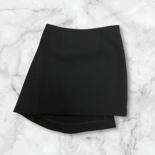 BALENCIAGA FRILL DESIGN SKIRT BLACK