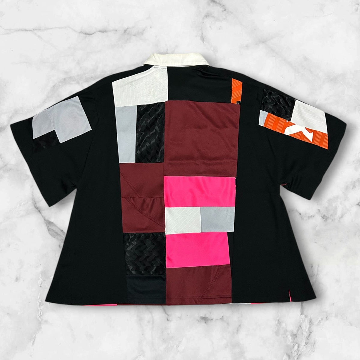 KOCHE'
PATCHWORK COLORBLOCK POLO SHIRT