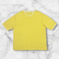 NO BRAND KNIT T-SHIRT YELLOW