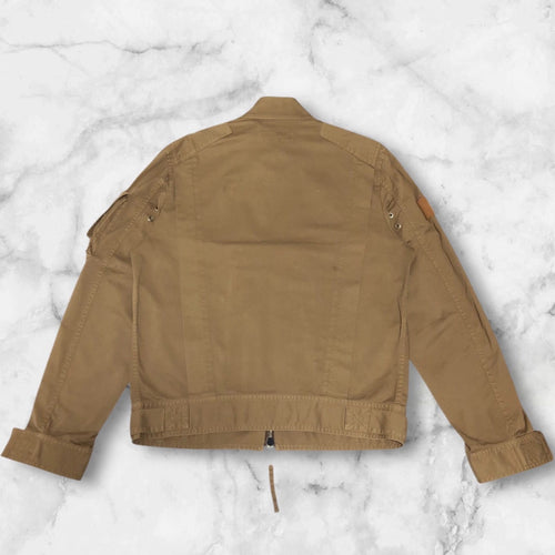 DSQUARED2 UTILITY ZIP JACKET BEIGE