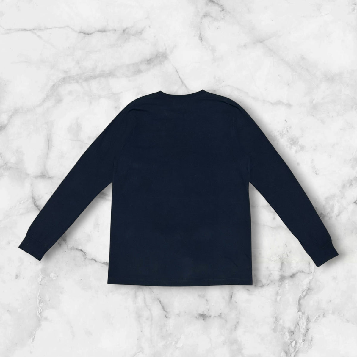 HEROIN
LONG SLEEVE LOGO T-SHIRT NAVY
