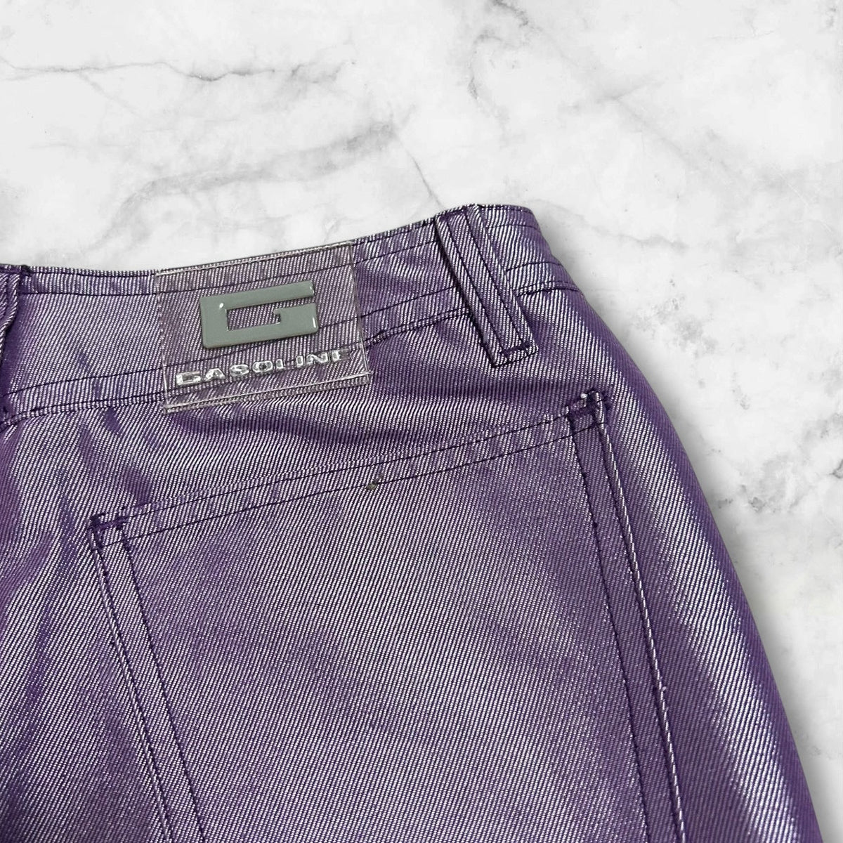 GASOLINE STRAIGHT PURPLE PANTS