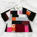KOCHE'
PATCHWORK COLORBLOCK POLO SHIRT