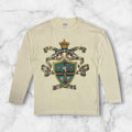 MOSCHINO JEANS EMBLEM GRAPHIC LONG SLEEVE T-SHIRT