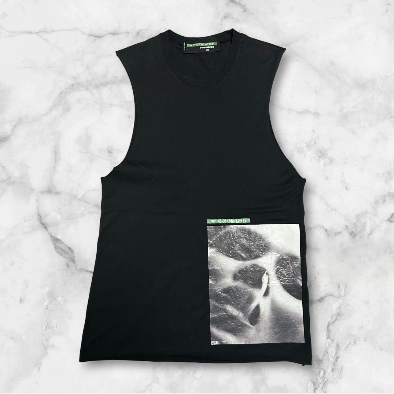 DSQUARED2 PRINT SLEEVELESS BLACK