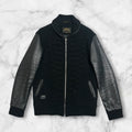 NUDE BONES BLACK LEATHER JACKET