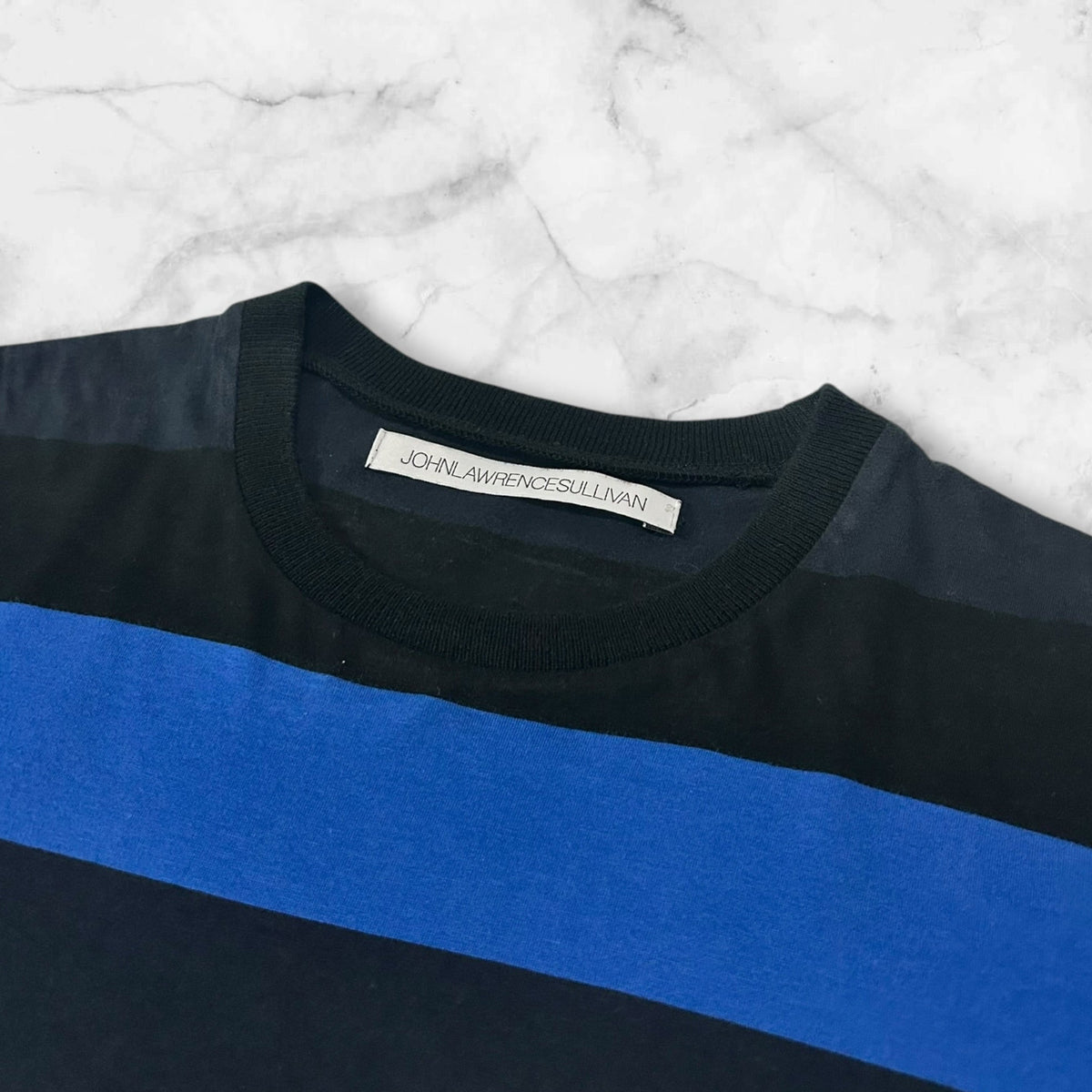 JOHNLAWRENCESULLIVAN
BORDER BLUE T-SHIRT