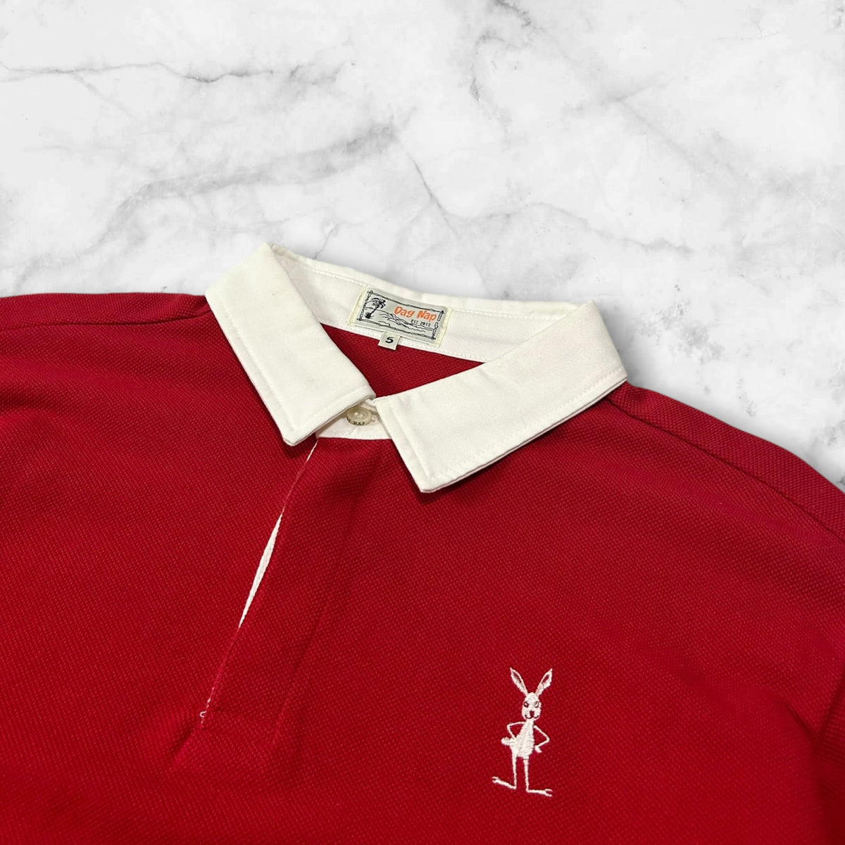DAG NAP RUGGER POLO SHIRT RED
