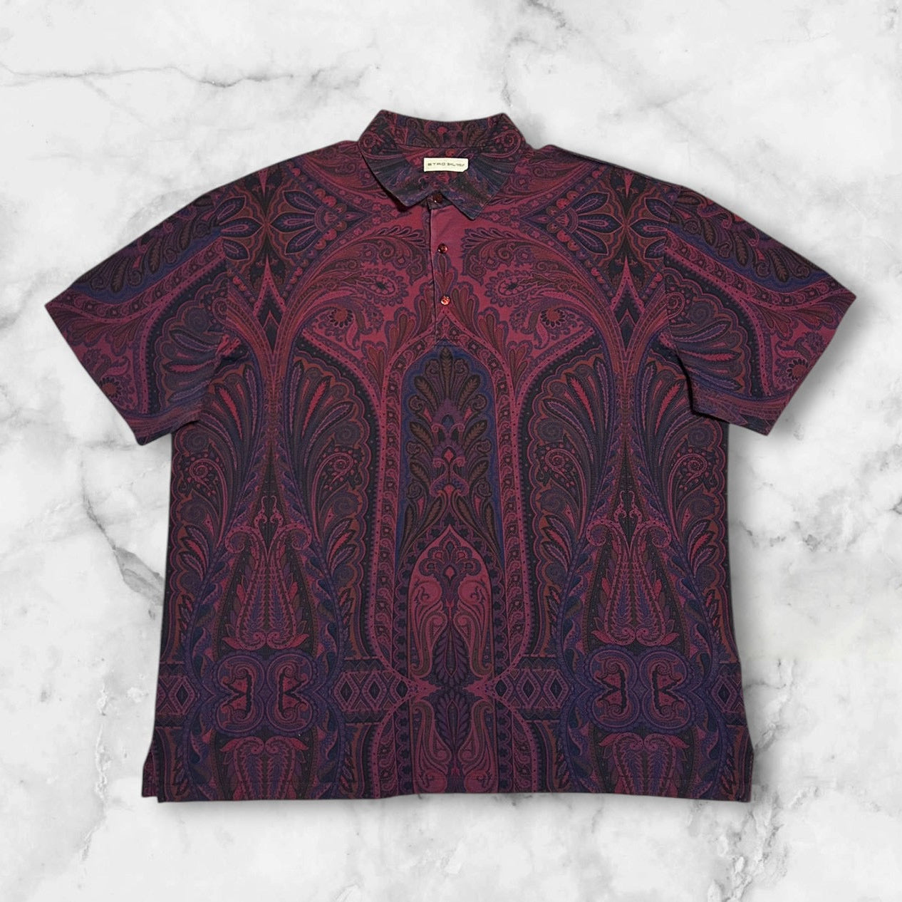 ETRO
PAISLEY PATTERN POLO SHIRT