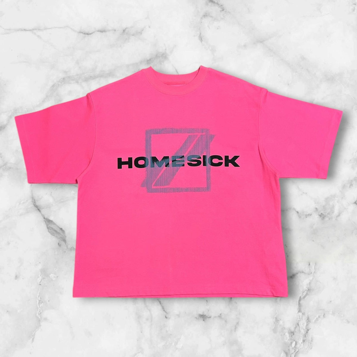 NO BRAND GRAPHIC T-SHIRT NEON PINK