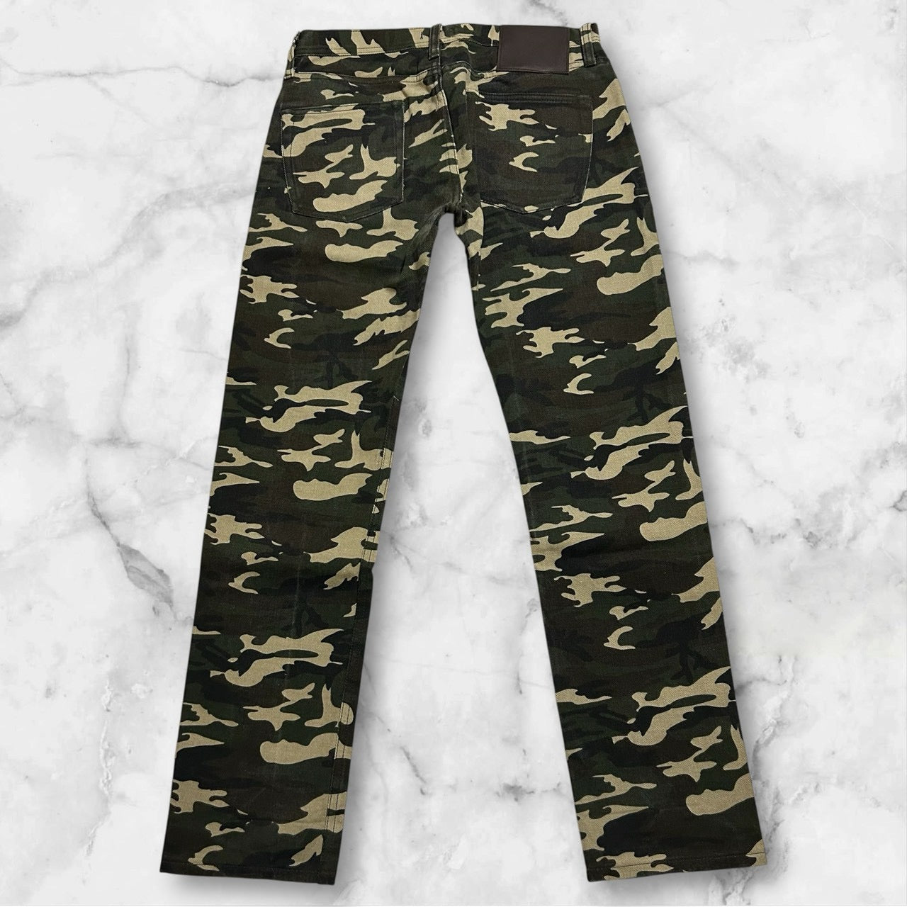 MOMOTARO JEANS  CAMO SKINNY DENIM