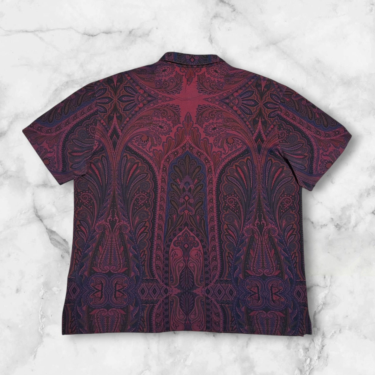 ETRO
PAISLEY PATTERN POLO SHIRT