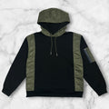 MMMMM MILITARY PANEL HOODIE WITH ZIP POCKET