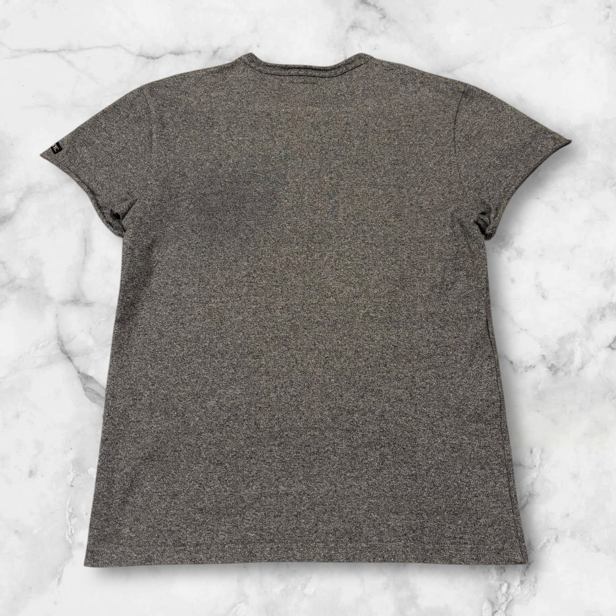 SCHOTT STAR LAETHER POKET T-SHIRT GLAY