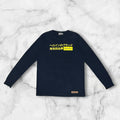 HEROIN
LONG SLEEVE LOGO T-SHIRT NAVY