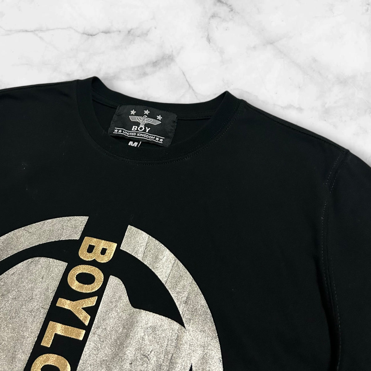 BOYLONDON LOGO T-SHIRT BLACK