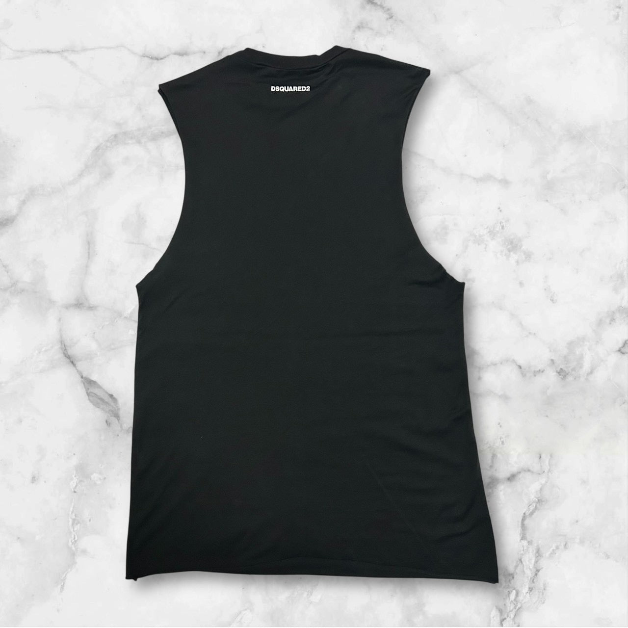 DSQUARED2 PRINT SLEEVELESS BLACK
