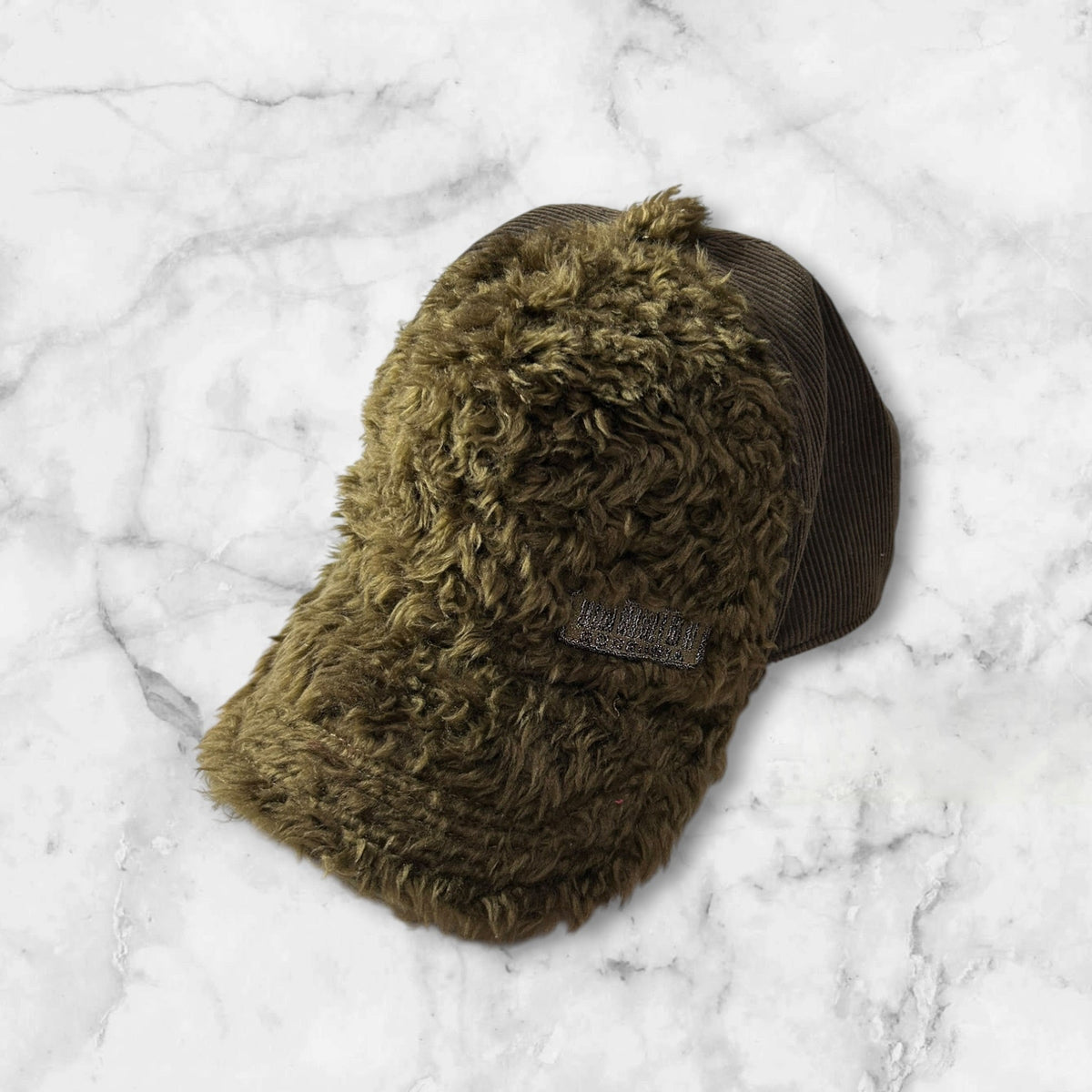 GRACE FAUX FUR CORDUROY CAP