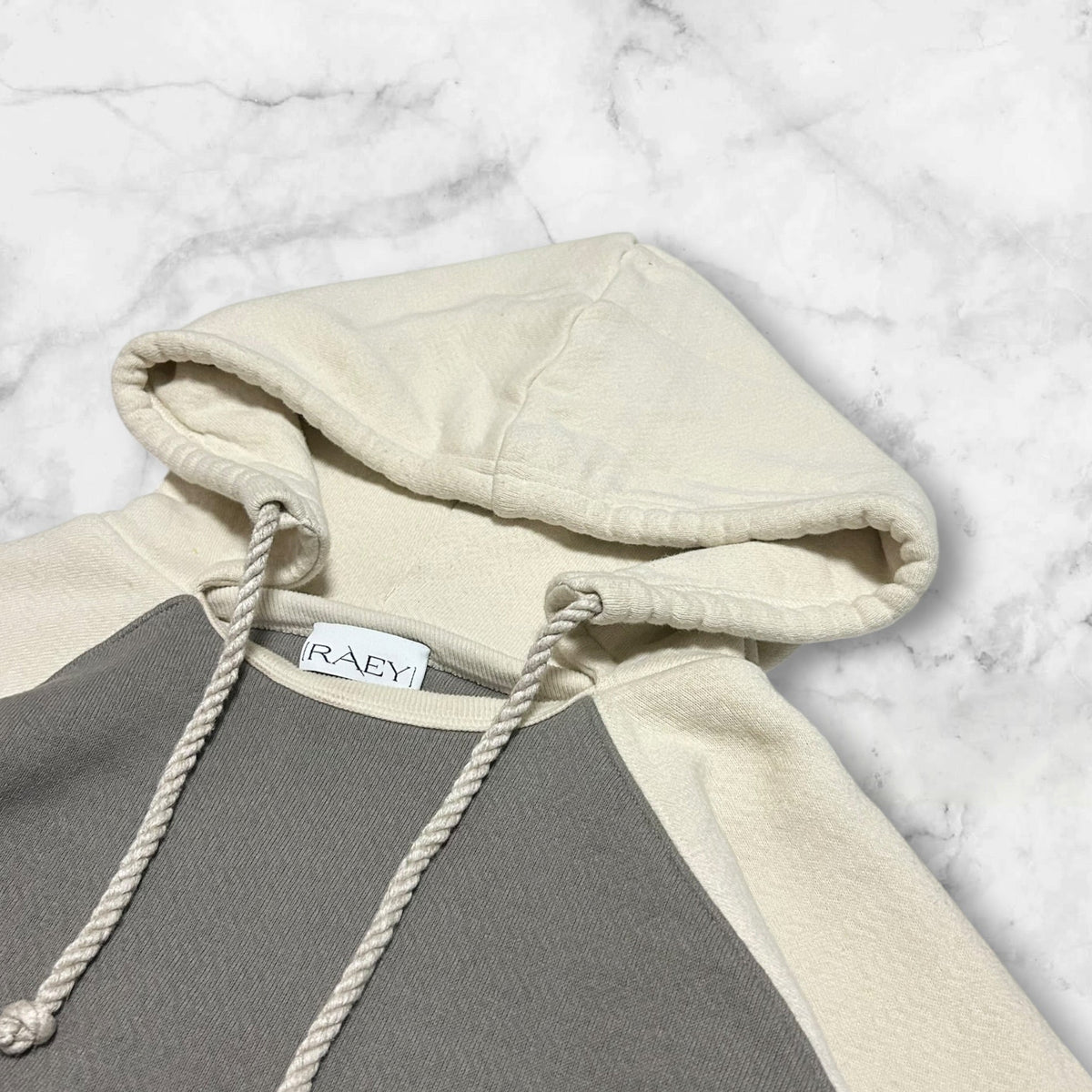 RAEY TWO TONE HOODIE