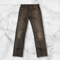 GUCCI SLIM FIT WASHED DENIM JEANS BROWN